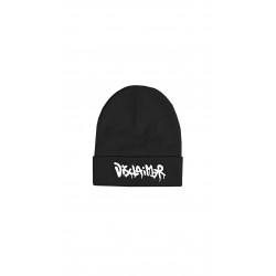 DISCLAIMER Beanie Cuffia Hat cod: 220024 Nero