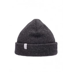 SELECTED Wool Beanie Dark Grey