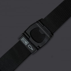 DOLLY NOIRE Polygonal Buckle Belt Black