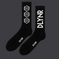 DOLLY NOIRE Vertical DLYNR Socks Black