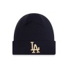 NEW ERA Beanie Los Angeles LA Metallic Nero