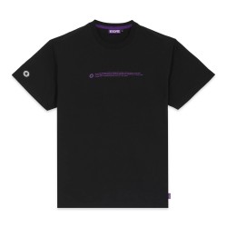 OCTOPUS Outline Logo Tee Purple Black