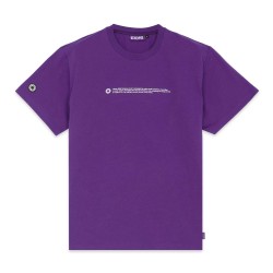 OCTOPUS Outline Logo Tee White Purple