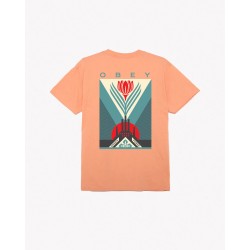 OBEY Green Power Factory Classic T-Shirt Citrus