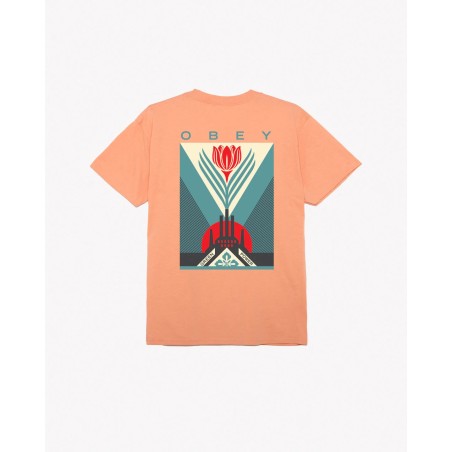 OBEY Green Power Factory Classic T-Shirt Citrus