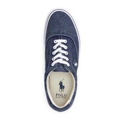 Polo Ralph Lauren Sneaker Keaton in Tela Lavata Navy