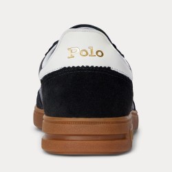 POLO RALPH LAUREN Sneaker Bedford in pelle e camoscio
