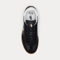 POLO RALPH LAUREN Sneaker Bedford in pelle e camoscio