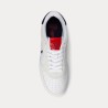 POLO RALPH LAUREN Sneaker Masters Court pelle e camoscio Bianco/Blu navy/Rosso