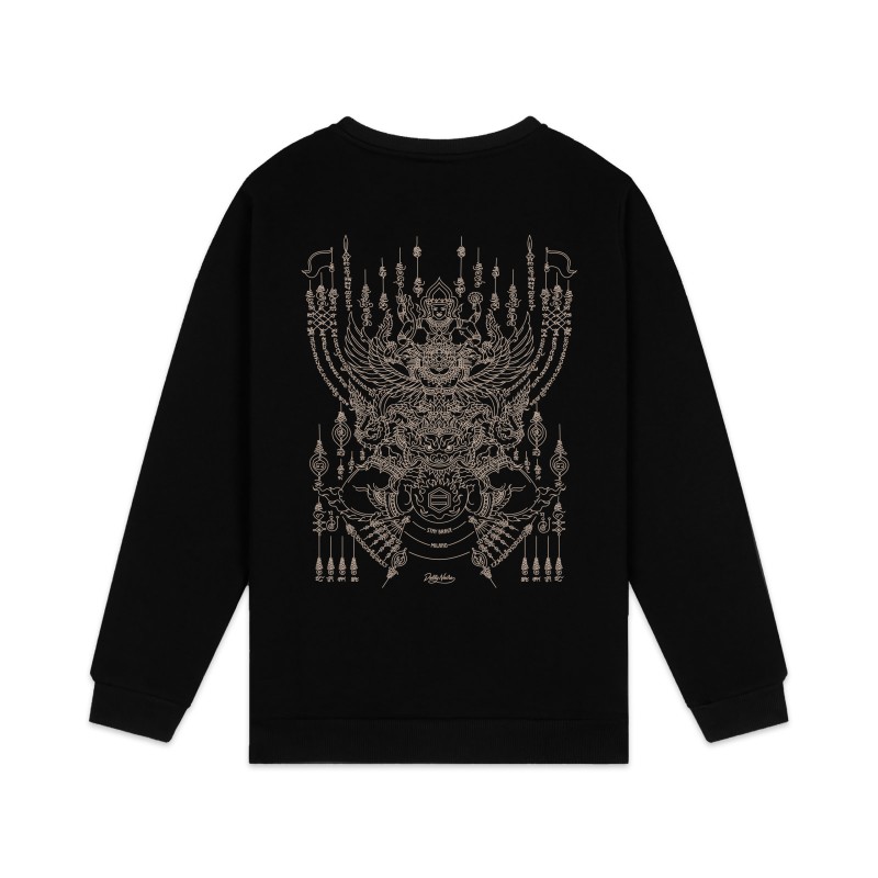 DOLLY NOIRE The Mooneater Crewneck Black DOLLY NOIRE The Mooneater Crewneck Black