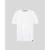 VISION OF SUPER T-Shirt Basic Bianca con Logo Nero Ricamato