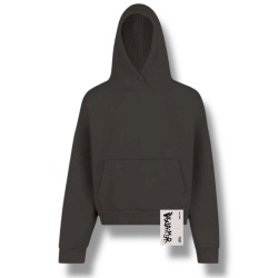 DISCLAIMER Felpa Over Con Cappuccio Cod: 55017 Nero