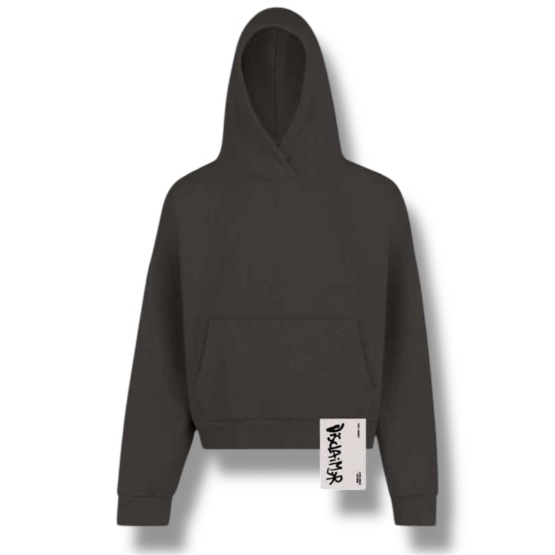 DISCLAIMER Felpa Over Con Cappuccio Cod: 55017 Nero
