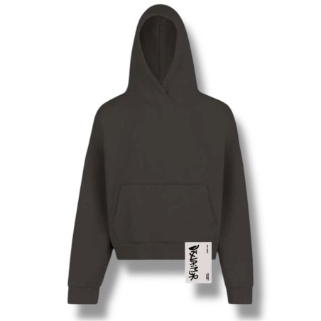 DISCLAIMER Felpa Over Con Cappuccio Cod: 55017 Nero