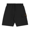 PROPAGANDA Logo Embroidery Cargo Sweatshort Black
