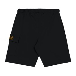 PROPAGANDA Logo Embroidery Cargo Sweatshort Black