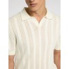 SELECTED Crochet Open Polo in Maglia