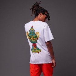 DOLLY NOIRE Asso di Coppe Tee White