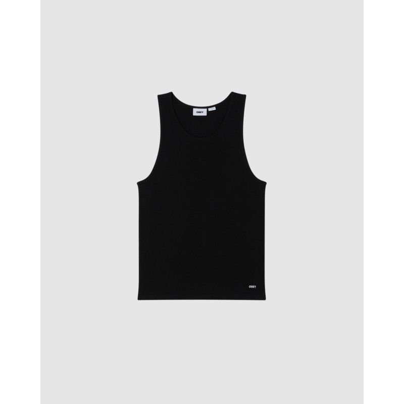 OBEY Standard Rib Tank Black