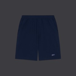DOLLY NOIRE Seersucker Jogger Shorts Blue
