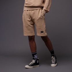 DOLLY NOIRE Ottoman Jogger Shorts Sand Beige