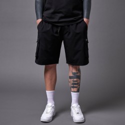 DOLLY NOIRE Techno Cargo Shorts Black