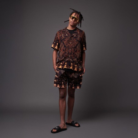 DOLLY NOIRE Nomadic Batik Bowling Shirt
