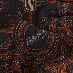 DOLLY NOIRE Nomadic Batik Bowling Shirt