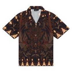 DOLLY NOIRE Nomadic Batik Bowling Shirt