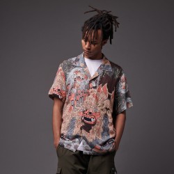 DOLLY NOIRE Barong and Rangda Bowling Shirt