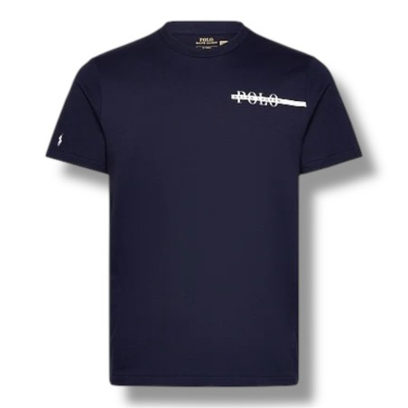 POLO RALPH LAUREN T-Shirt Blu NAvy Logo + Cavallino