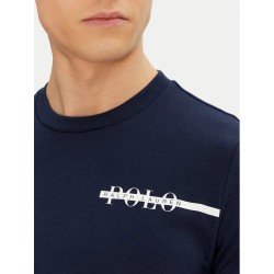 POLO RALPH LAUREN T-Shirt Blu NAvy Logo + Cavallino
