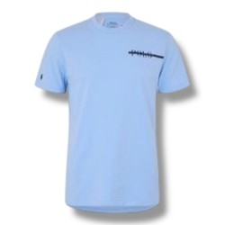 POLO RALPH LAUREN T-Shirt Azzurro Logo + Cavallino