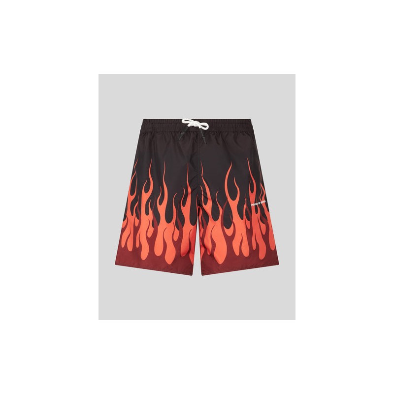 VISION OF SUPER COSTUME DA BAGNO DOPPIA FIAMMA ROSSA