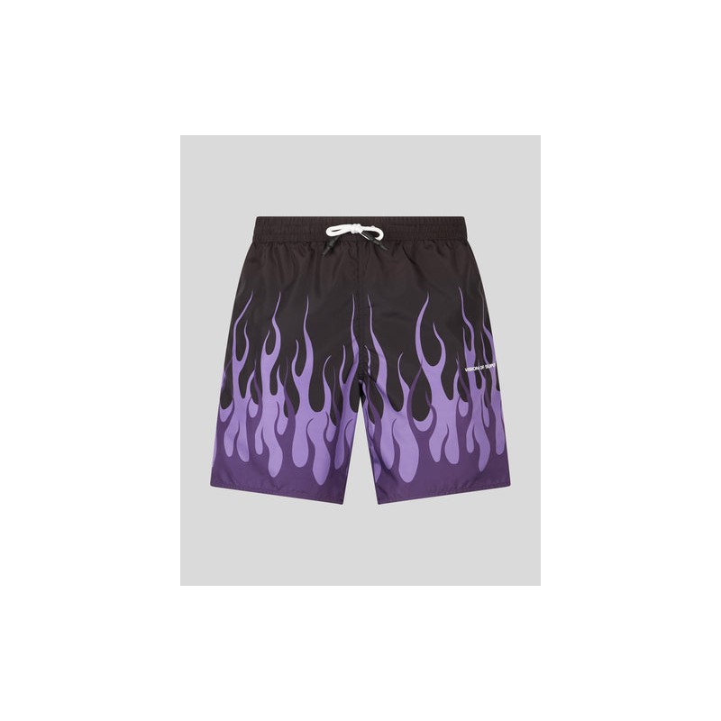 VISION OF SUPER COSTUME DA BAGNO DOPPIA FIAMMA VIOLA