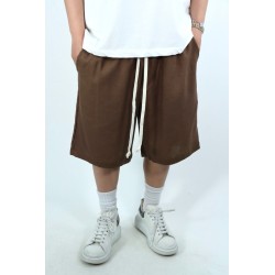 PANTALONE Corto Lino Coccio