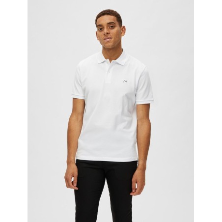 SELECTED Polo Dante White