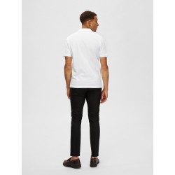SELECTED Polo Dante White