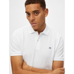 SELECTED Polo Dante White