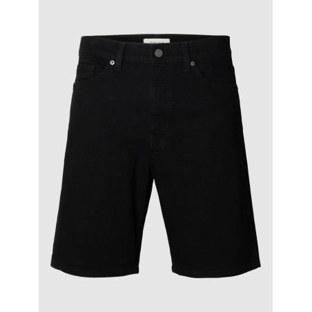 SELECTED Alex Denim Shorts Black