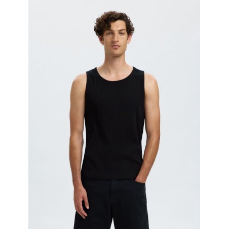 SELECTED Canottiera Nera