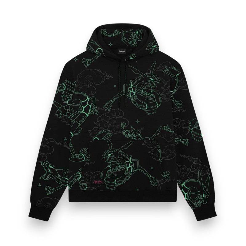 DOLLY NOIRE X POKEMON Rayquaza Pattern Hoodie