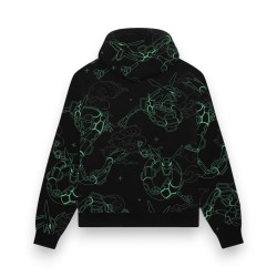 DOLLY NOIRE X POKEMON Rayquaza Pattern Hoodie
