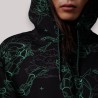 DOLLY NOIRE X POKEMON Rayquaza Pattern Hoodie