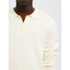 SELECTED Polo in Maglia di Cotone Dane Egret