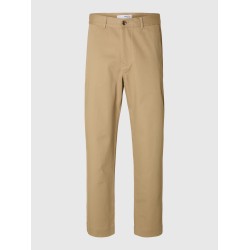 SELECTED Pantalone Loose Fit Harry Chinchilla