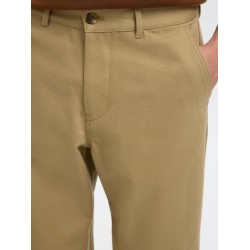 SELECTED Pantalone Loose Fit Harry Chinchilla