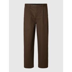 SELECTED Pantalone Wide Fit Adam Demitasse