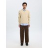 SELECTED Pantalone Wide Fit Adam Demitasse