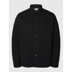 SELECTED Camicia Overshirt Travis Black
